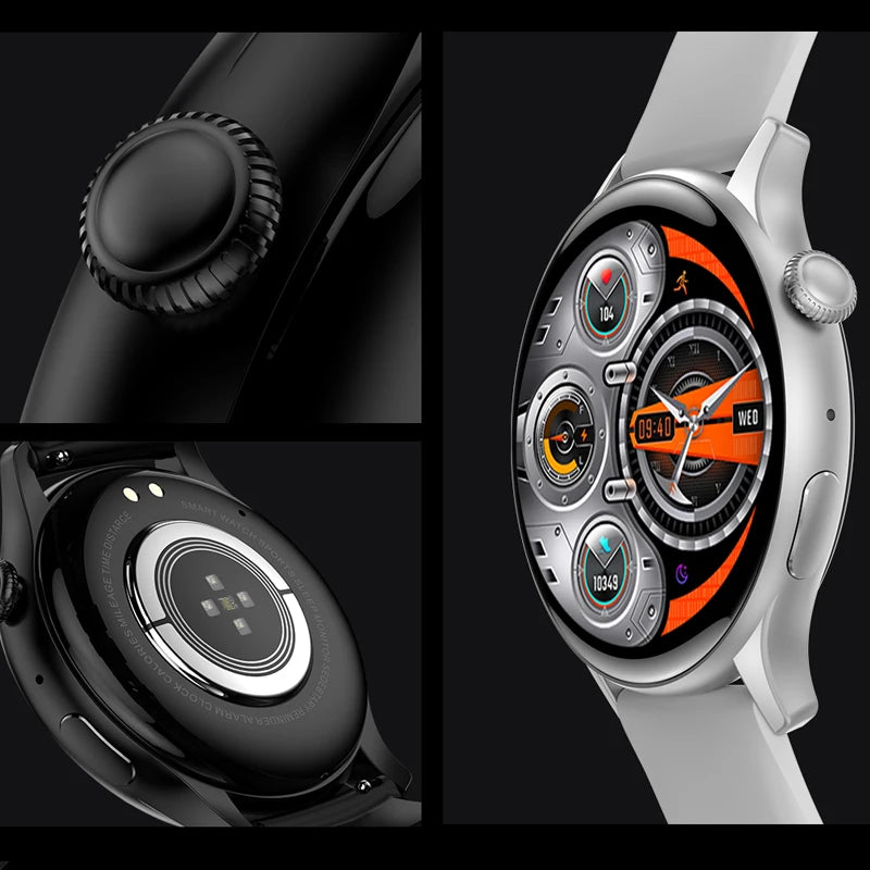 2024 True AMOLED Smartwatch for Women – Always-On Display, Voice Calling & Health Tracker