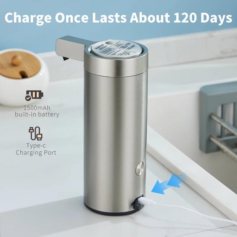 Smart Automatic Soap Dispenser β Touchless 304 Stainless Steel Soap Machine