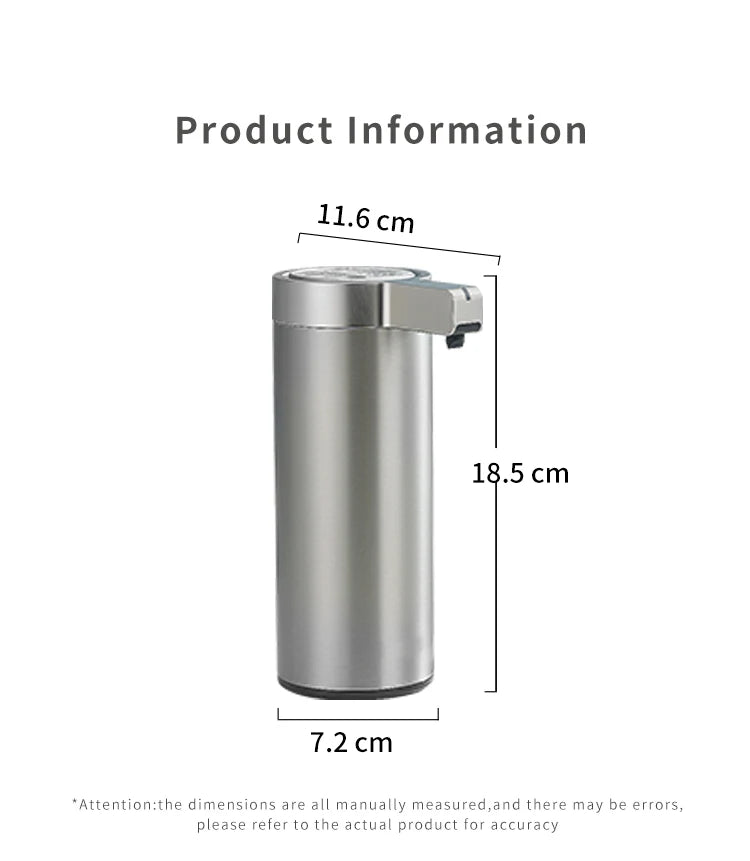 Smart Automatic Soap Dispenser β Touchless 304 Stainless Steel Soap Machine