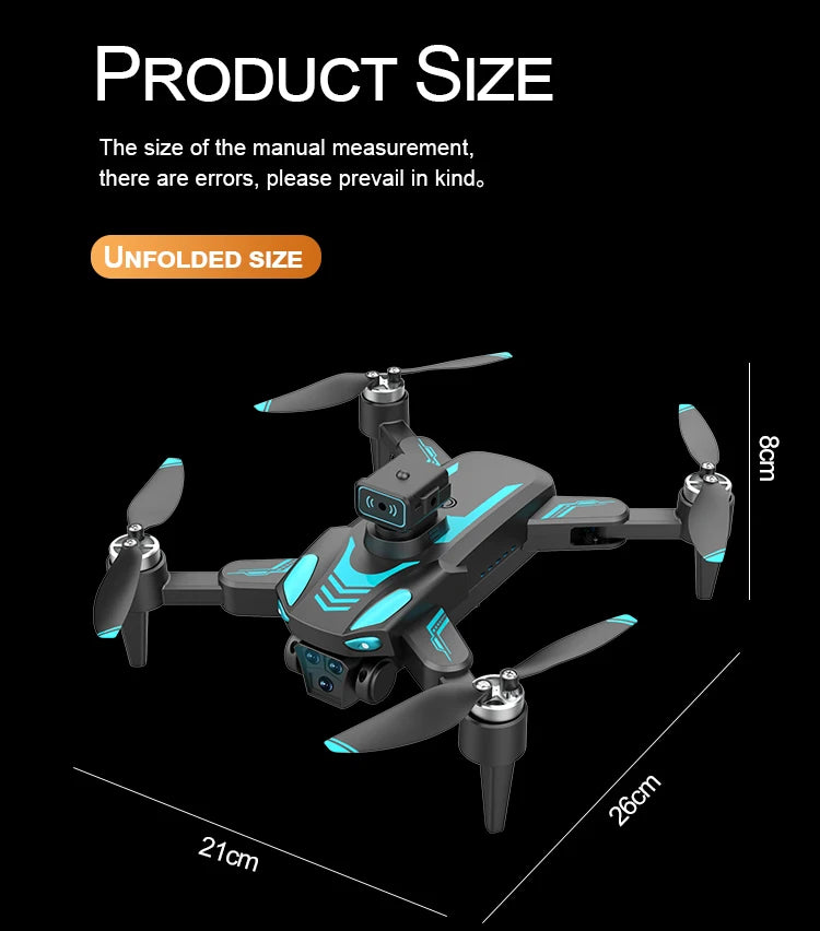 2024 Monster M20 Drone – 6K HD Camera Foldable Quadcopter with Obstacle Avoidance