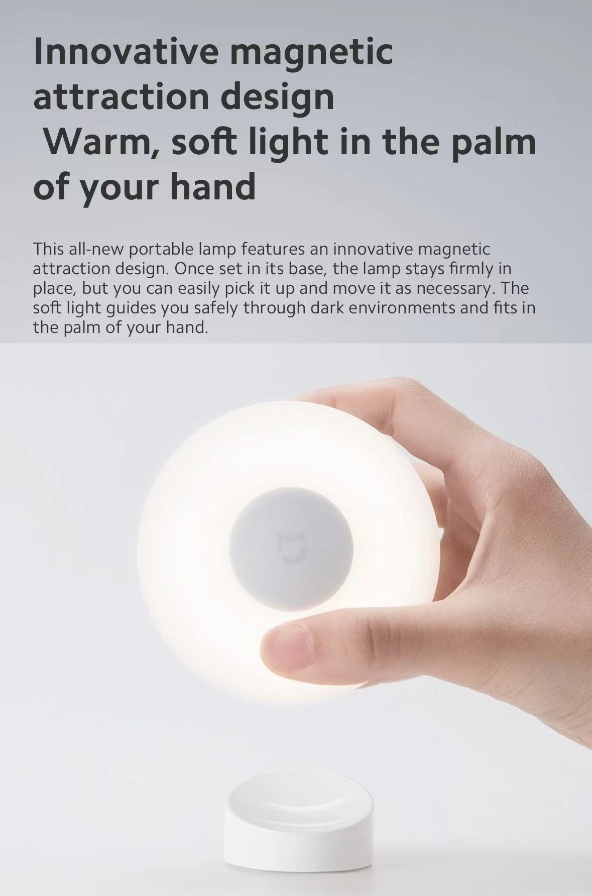 Original XIAOMI Mijia Night Light 2 β Motion Sensor Night Lamp with Adjustable Brightness