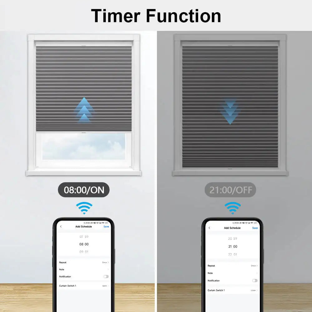 LoraTap Tuya Smart WiFi Curtain & Blinds Switch – Backlight Touch Panel for Roller Shutters