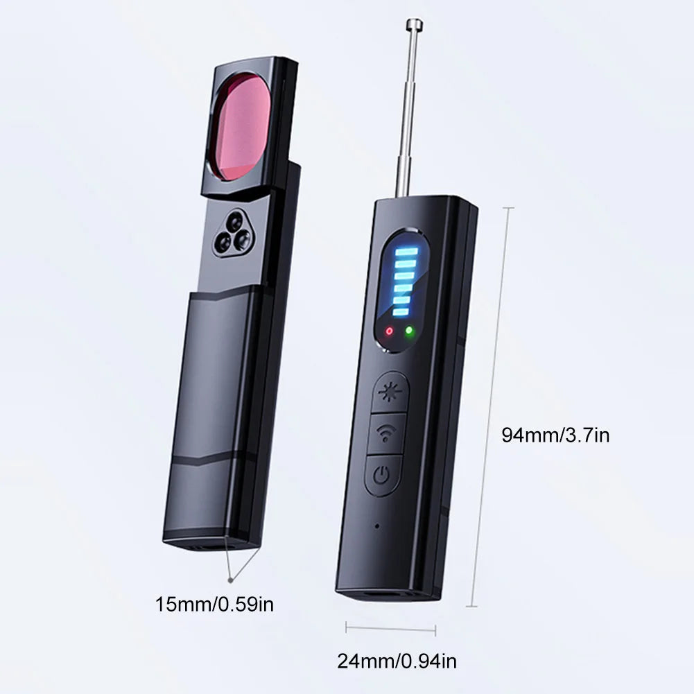 Hidden Camera Detector for Hidden Camera T15 Anti Spy Detector Professional GPS Wiretapping Search Devices Security ProtectionT15 Hidden Camera & Anti-Spy Detector – Professional GPS & Wiretapping Detection Device