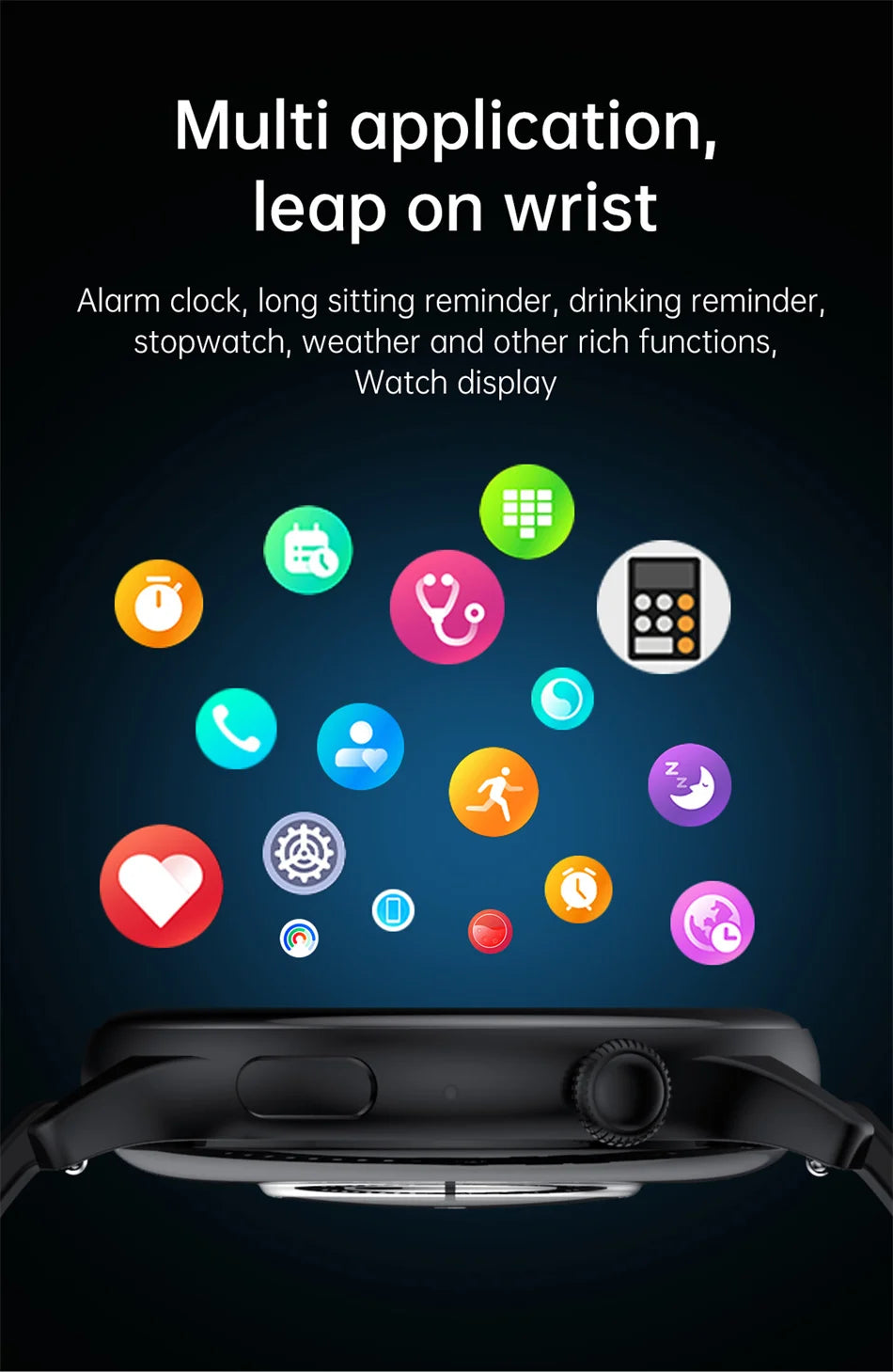2024 True AMOLED Smartwatch for Women – Always-On Display, Voice Calling & Health Tracker