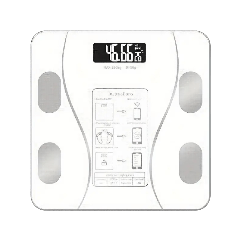 Smart Body Composition Scale with LED Display โ 12 Essential Measurements