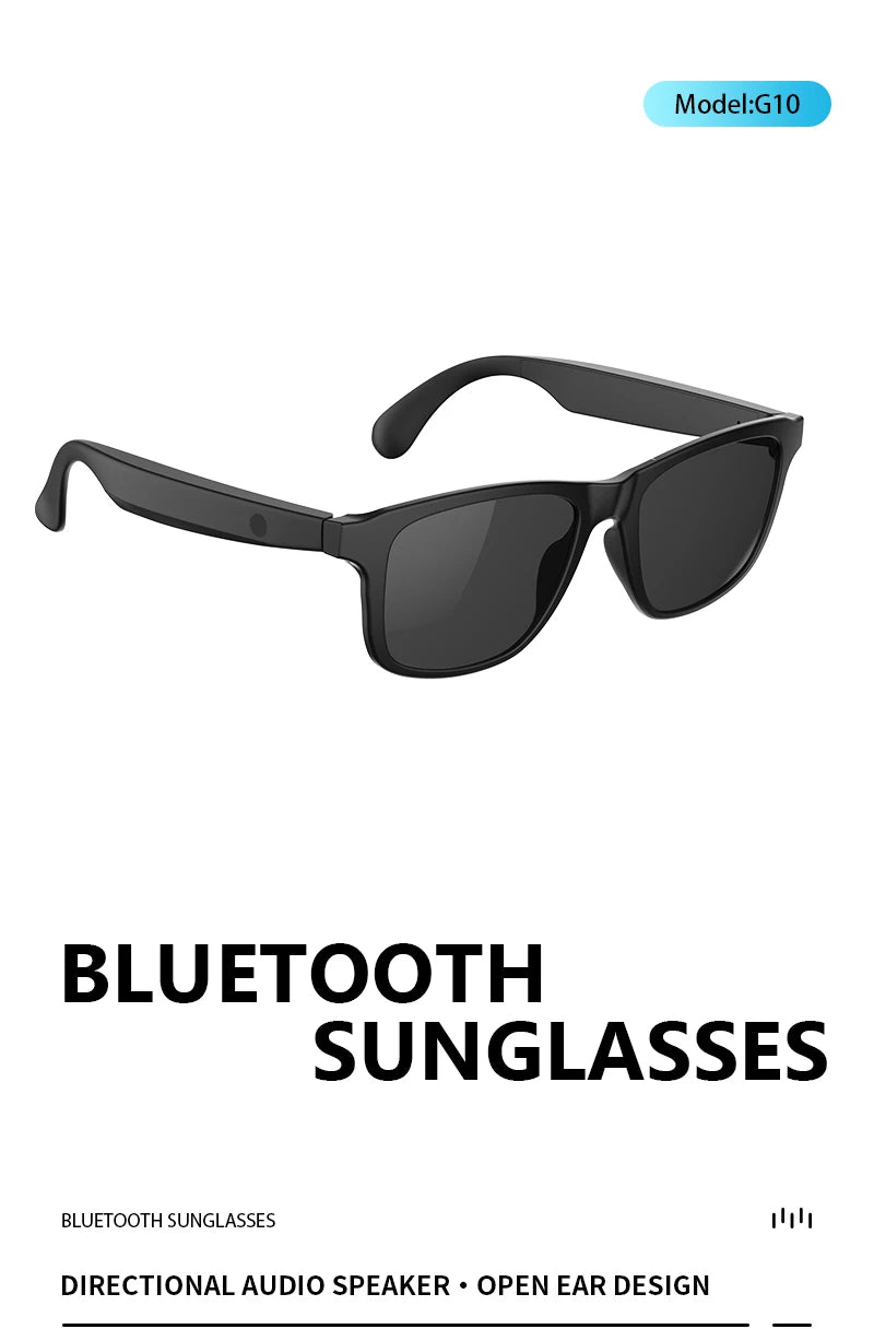 Smart Bluetooth Glasses – Wireless Audio Eyewear with Speaker &amp; Mic
